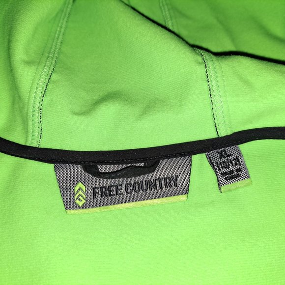 Free Country Wind & Water Resistant Soft Shell Hooded Jacket,Like New XL - Picture 5 of 10